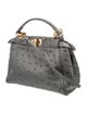 Fendi Ostrich Crossbody Bag