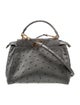 Fendi Ostrich Crossbody Bag