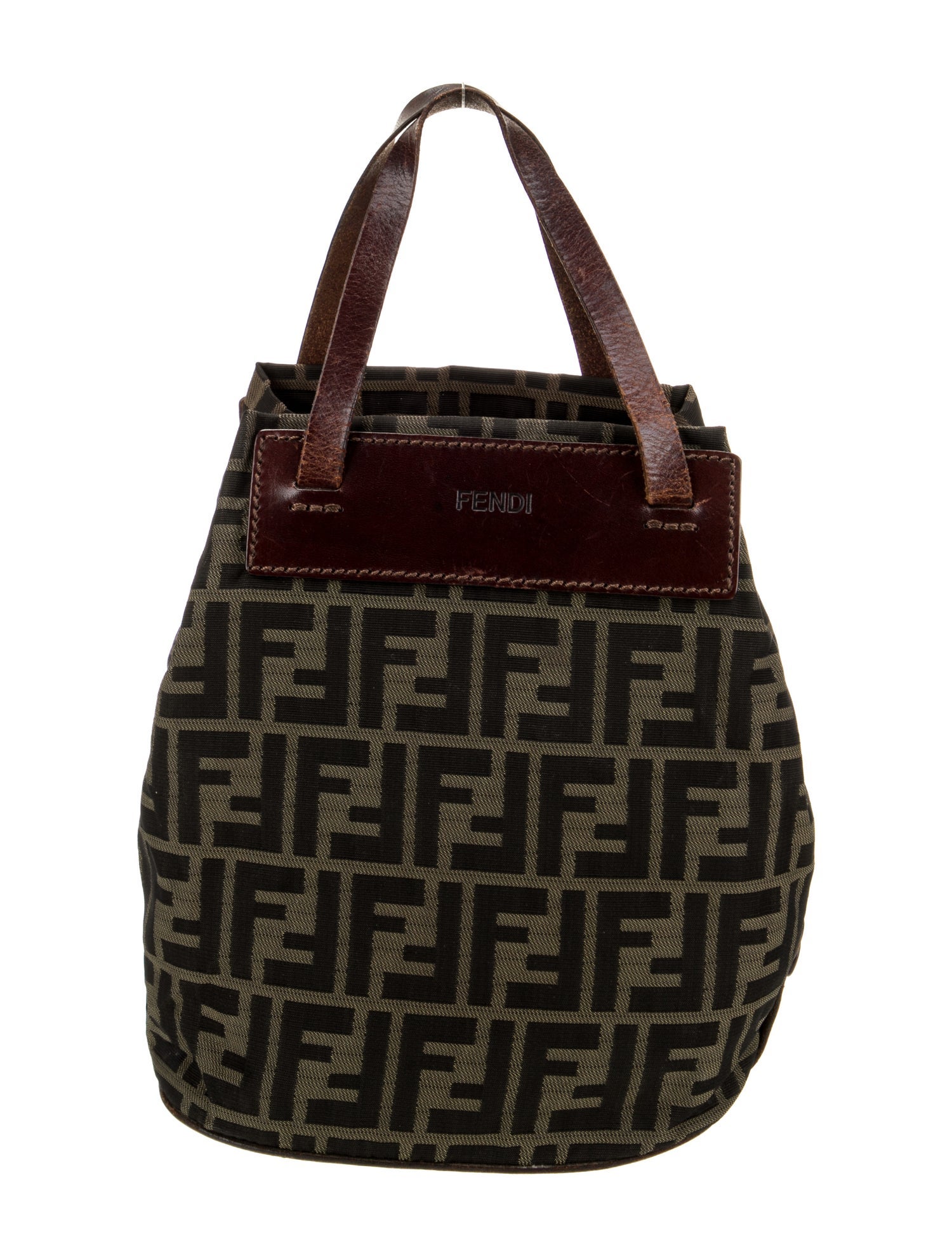 Fendi Zucca FF Top Handle Bag