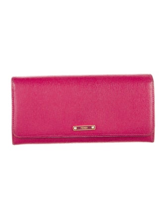 Fendi Leather Continental Wallet