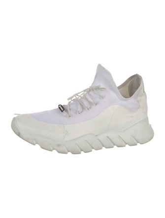 Fendi Canvas Mesh Accents Sneakers