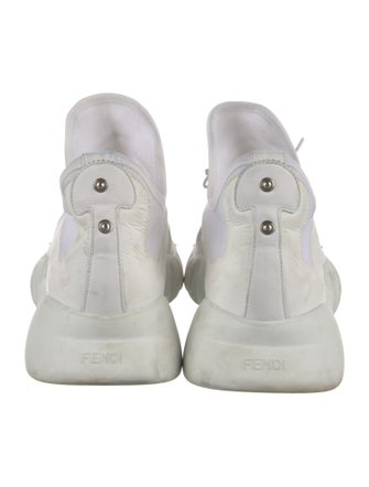 Fendi Canvas Mesh Accents Sneakers