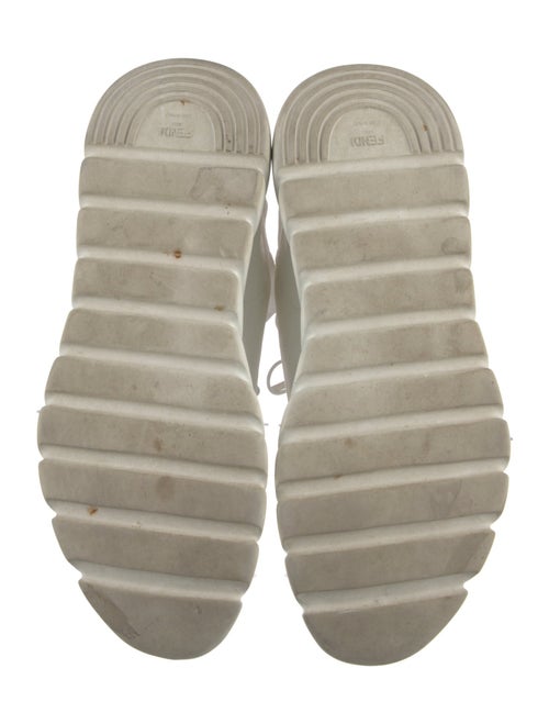 Fendi Canvas Mesh Accents Sneakers