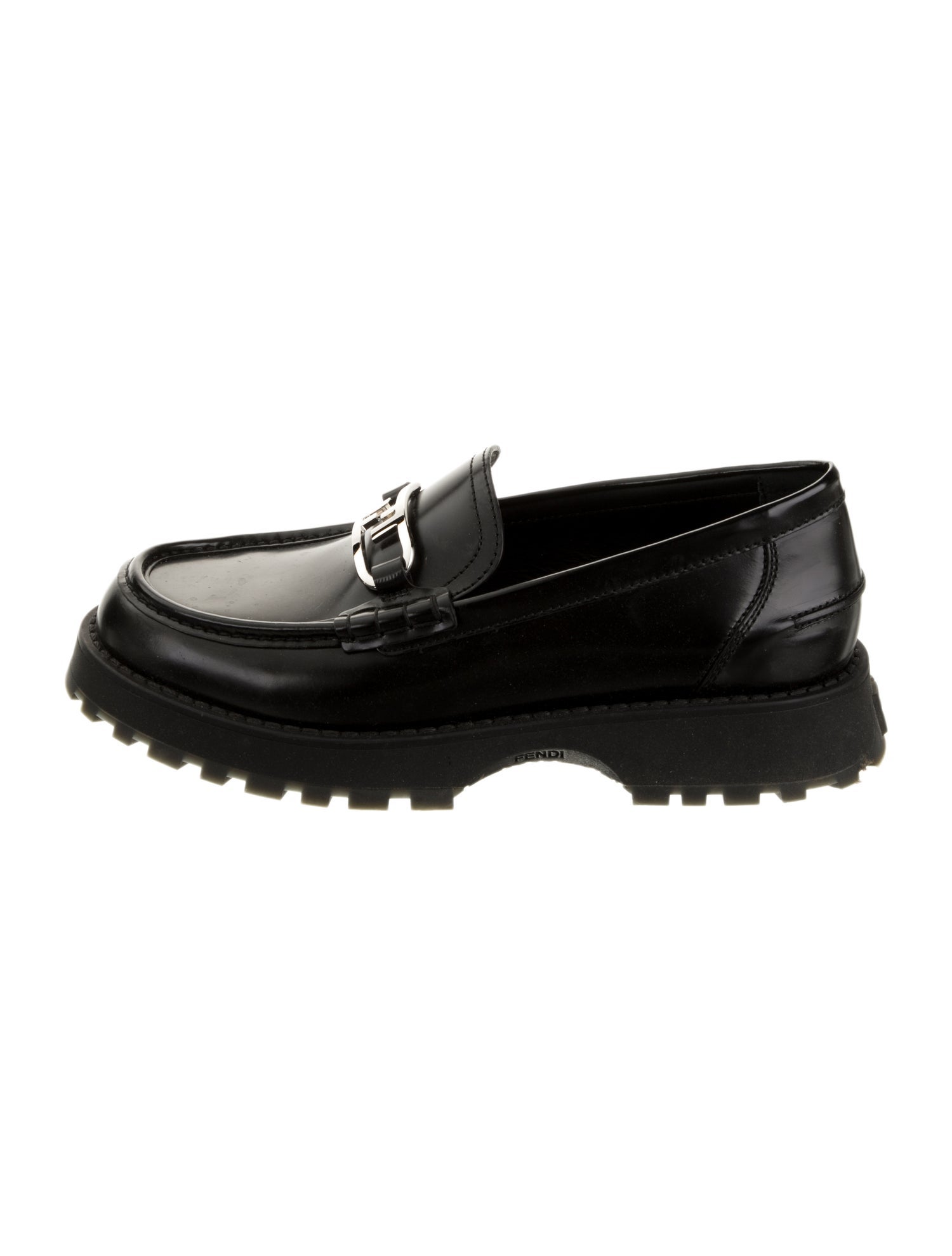 Fendi Leather Loafers