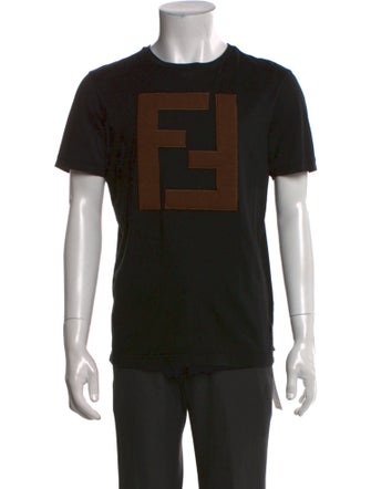 Fendi Zucca FF Logo Graphic Print T-Shirt