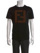 Fendi Zucca FF Logo Graphic Print T-Shirt