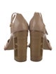 Fendi Zucca FF Logo Leather D'Orsay Pumps