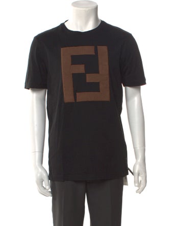 Fendi Zucca FF Logo Graphic Print T-Shirt