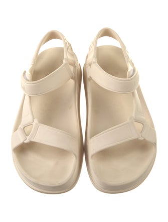 Fendi Zucca FF Logo Rubber Sandals