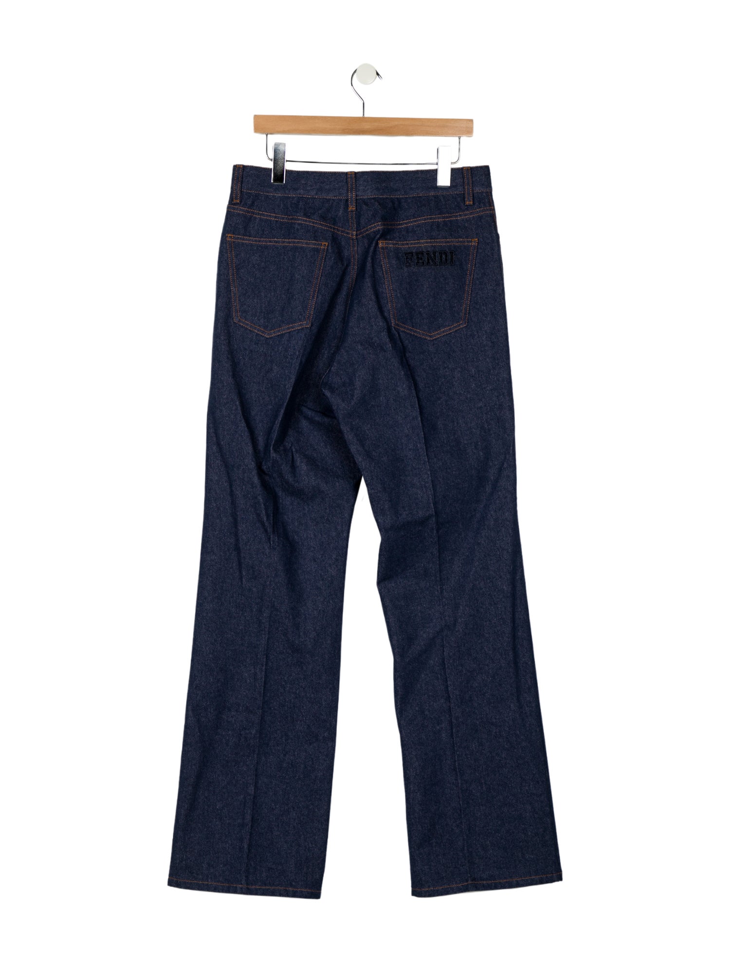 Fendi High-Rise Wide Leg Jeans w/ Tags