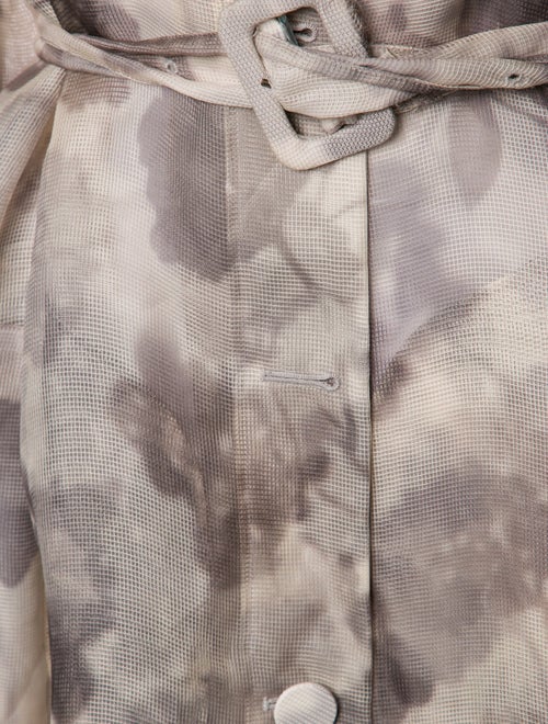 Fendi Silk Printed Coat
