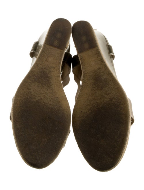 Fendi Patent Leather T-Strap Sandals