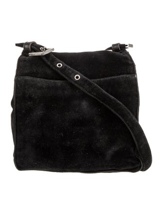 Fendi Velvet Shoulder Bag