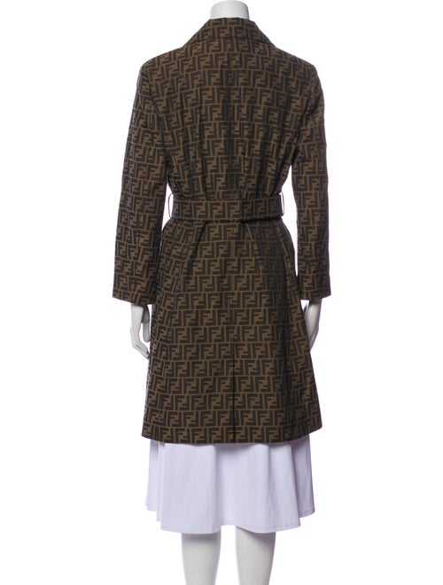 Fendi Animal Print Trench Coat