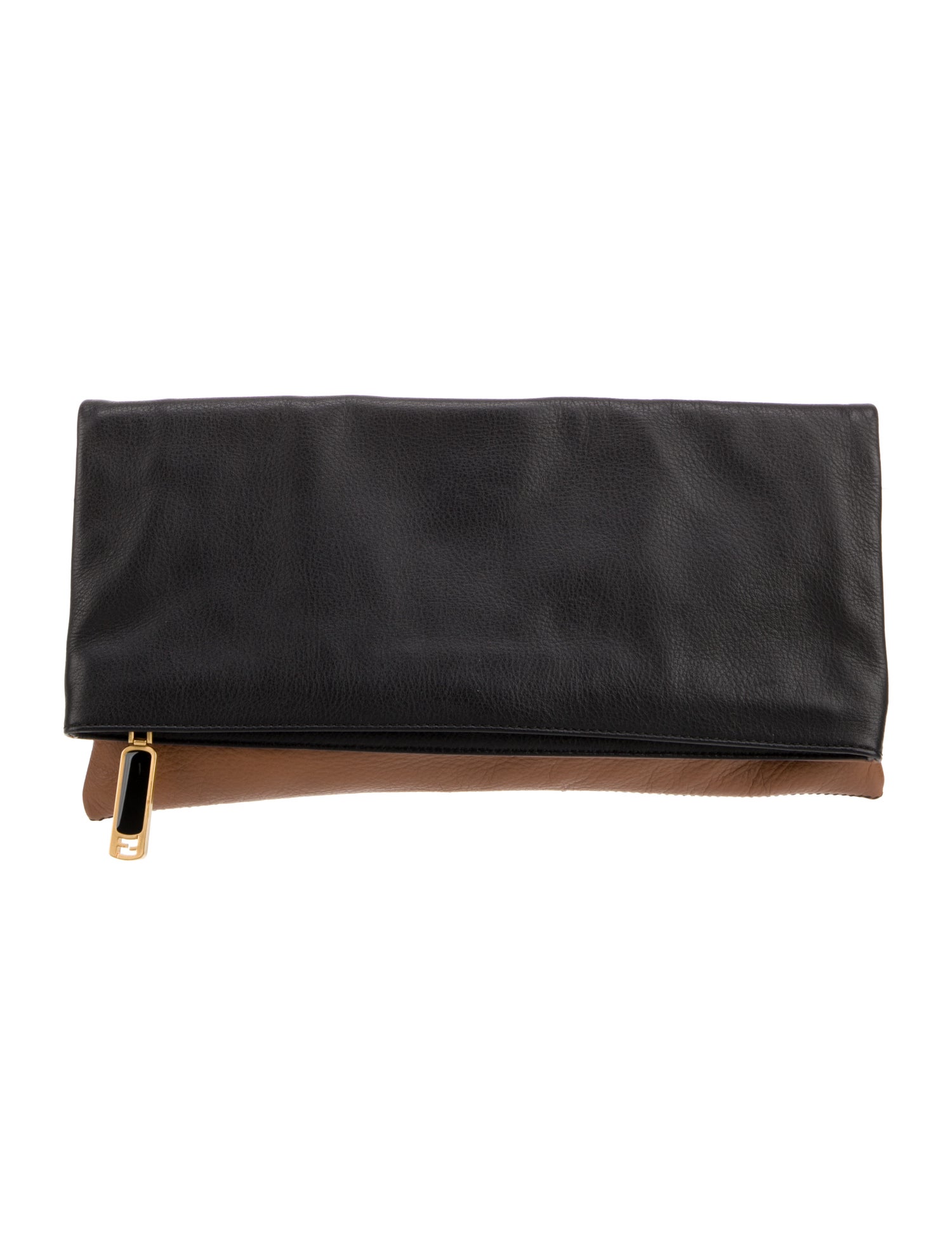 Fendi Leather Chameleon Foldover