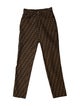 Fendi High-Rise Straight Leg Jeans