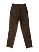 Fendi High-Rise Straight Leg Jeans