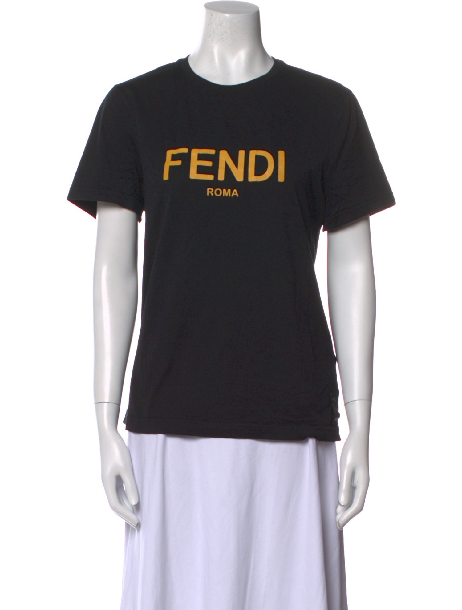 Fendi Graphic Print Crew Neck T-Shirt