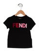 Fendi Logo Printed Short Sleeve Top