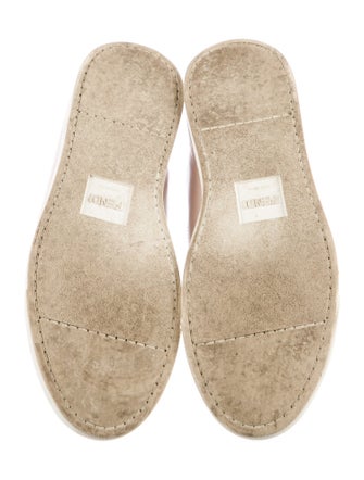 Fendi Rockstud Accents Leather Sneakers