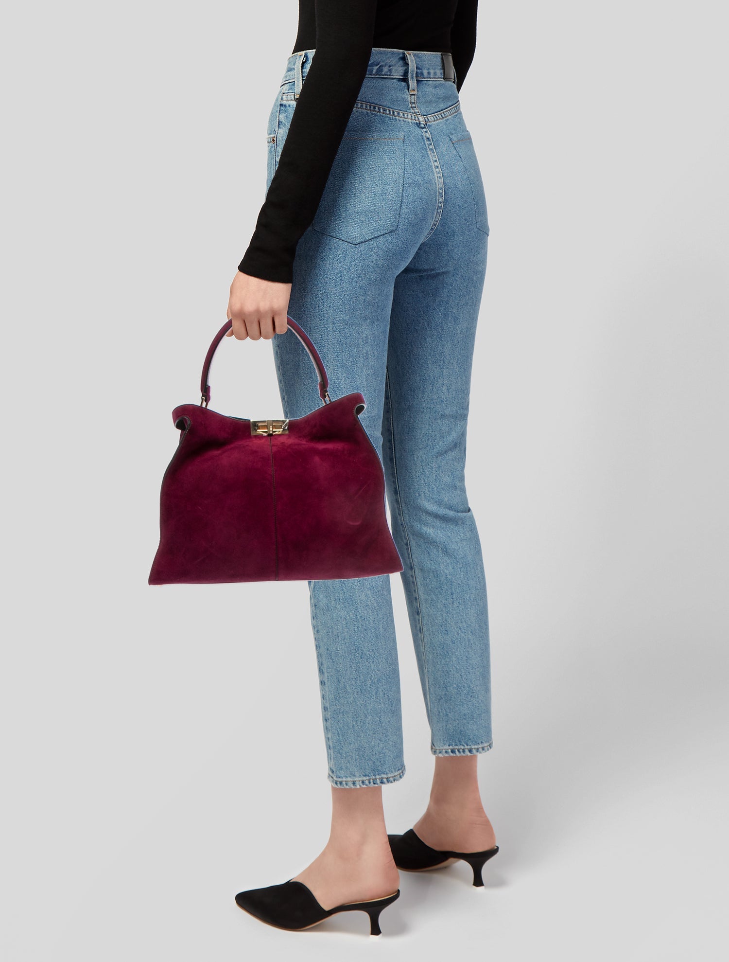 Fendi Suede Peekaboo X-Lite Large