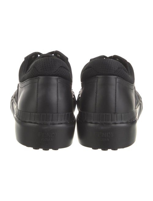 Fendi Zucca FF Logo Leather Sneakers