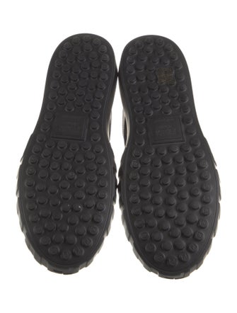 Fendi Zucca FF Logo Leather Sneakers