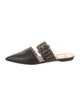 Fendi Zucca FF Logo Leather Mules