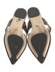 Fendi Zucca FF Logo Leather Mules