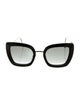 Fendi Oversize Gradient Sunglasses