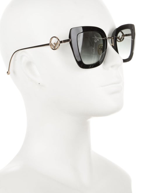 Fendi Oversize Gradient Sunglasses