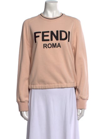 Fendi Graphic Print Crew Neck Sweatshirt