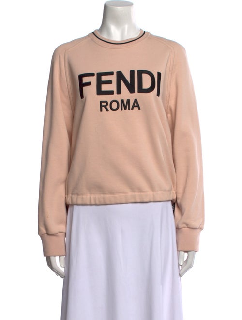 Fendi Graphic Print Crew Neck Sweatshirt