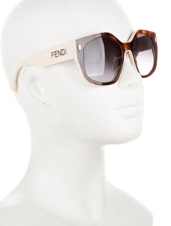 Fendi Oversize Gradient Sunglasses