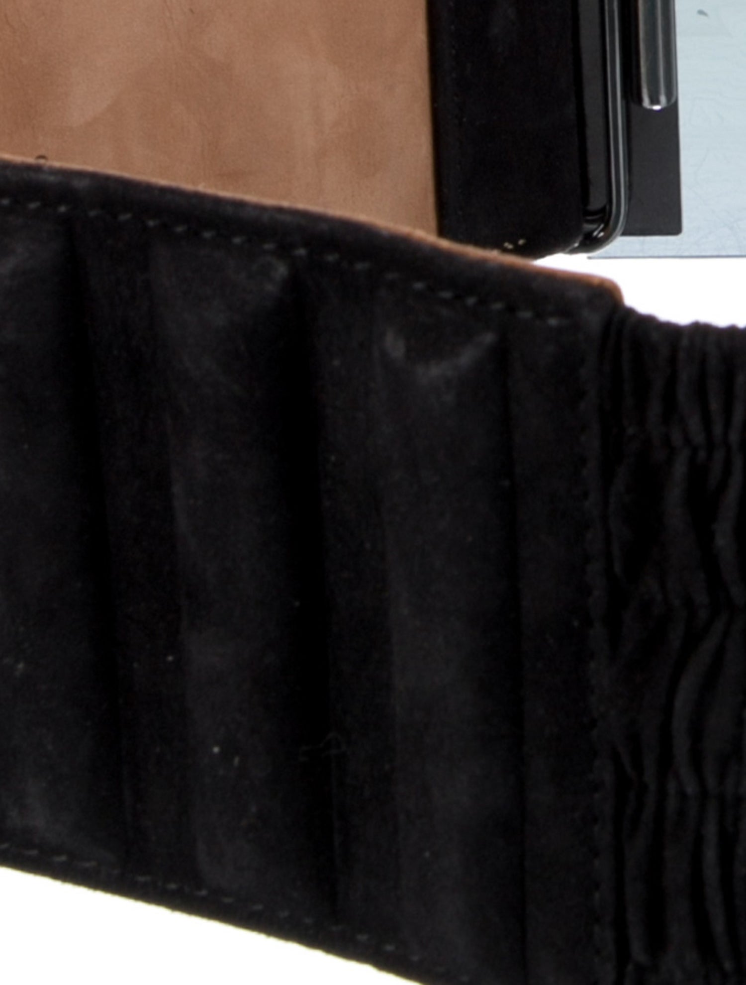 Fendi Wide Suede Waist Belt