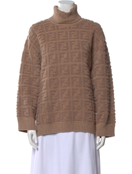 Fendi Turtleneck Long Sleeve Sweatshirt
