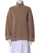 Fendi Turtleneck Long Sleeve Sweatshirt