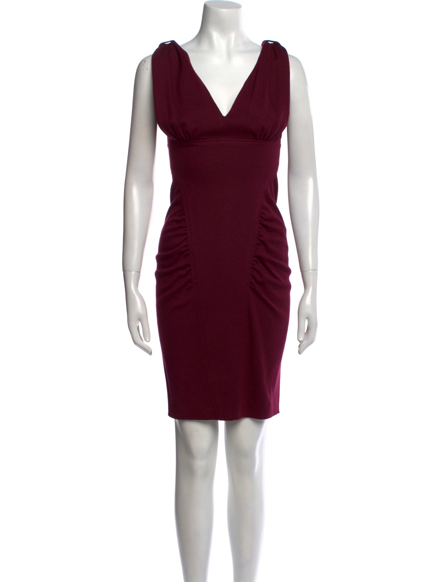 Fendi Virgin Wool Mini Dress
