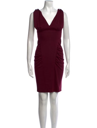 Fendi Virgin Wool Mini Dress