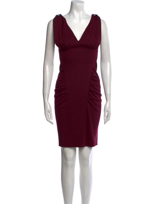 Fendi Virgin Wool Mini Dress