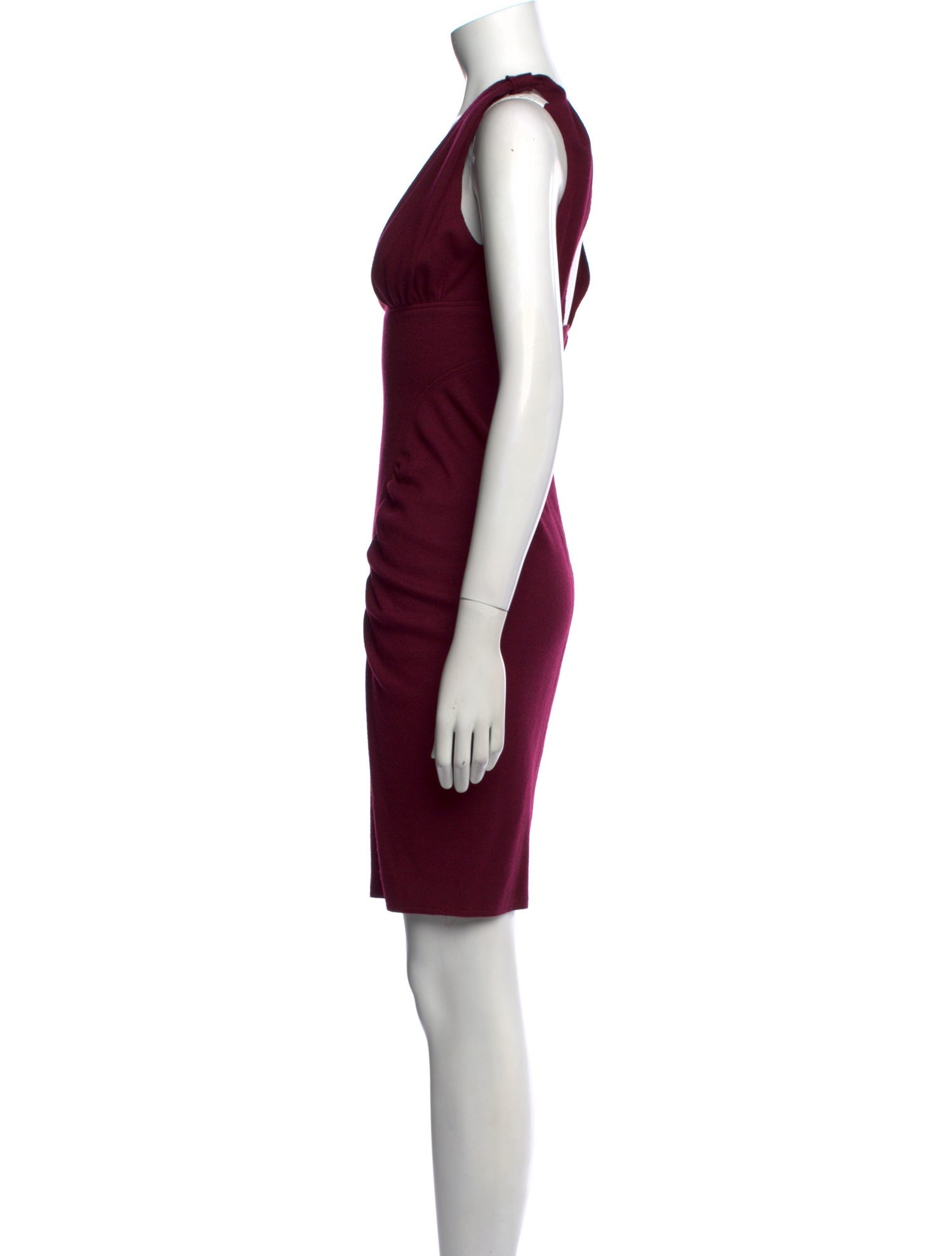 Fendi Virgin Wool Mini Dress