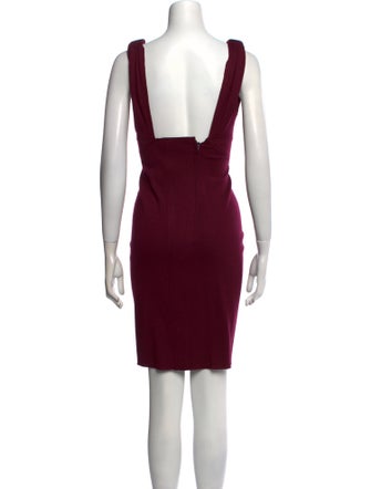 Fendi Virgin Wool Mini Dress