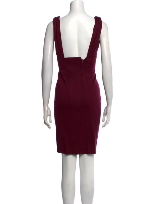 Fendi Virgin Wool Mini Dress