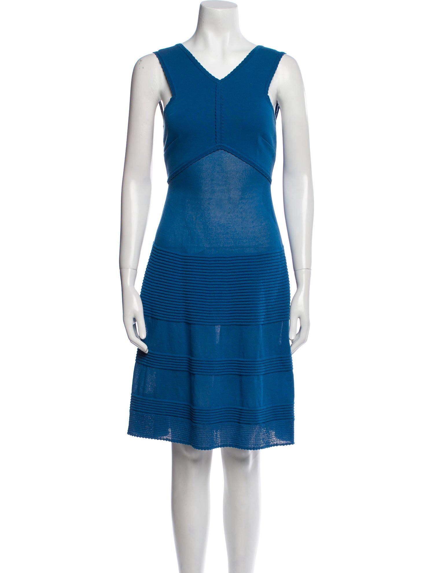 Fendi V-Neck Mini Dress