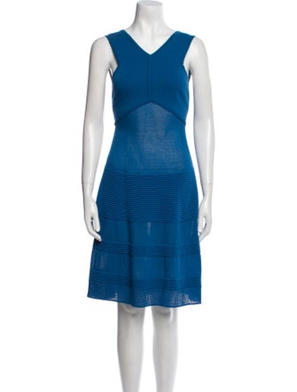 Fendi V-Neck Mini Dress