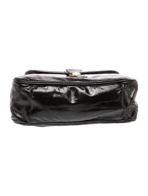 Fendi Patent Leather Top Handle Bag
