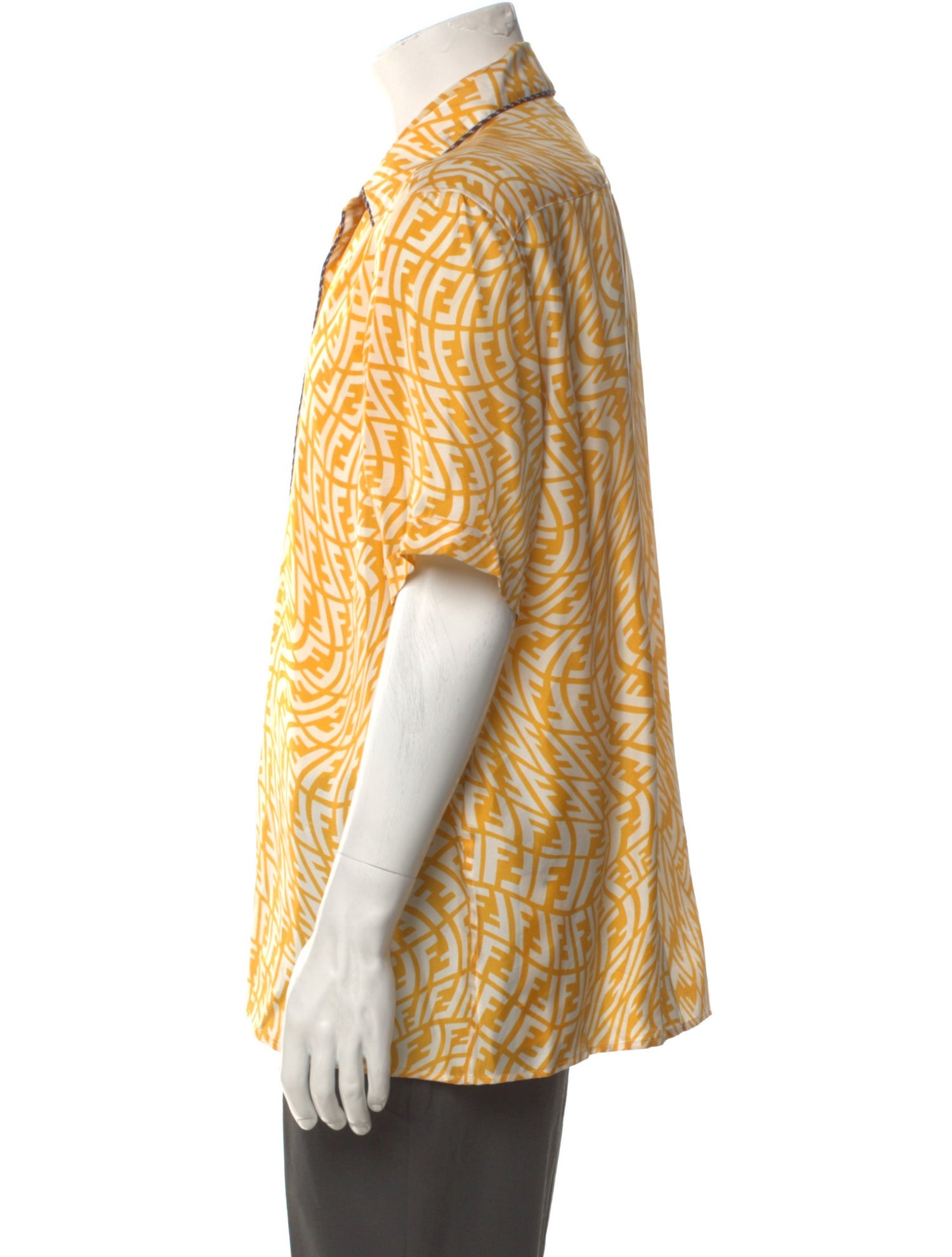 Fendi Zucca FF Logo Silk Shirt