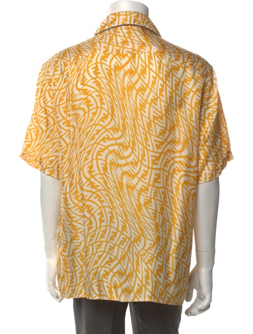 Fendi Zucca FF Logo Silk Shirt