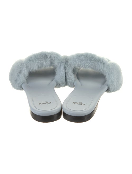 Fendi Baguette Zucca FF Logo Slides