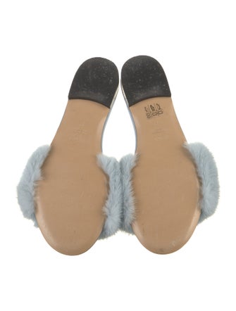 Fendi Baguette Zucca FF Logo Slides